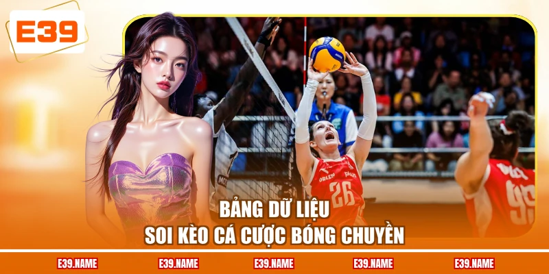 Bảng dữ liệu soi kèo cá cược bóng chuyền